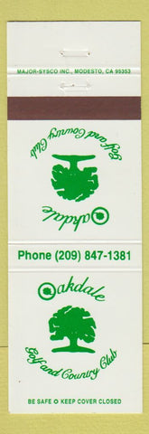 Matchbook Cover - Oakdale Golf and Country Club