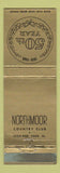 Matchbook Cover - Northmoor Country Club Highland Park IL WEAR