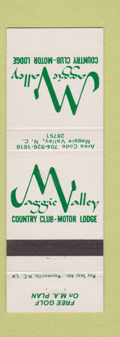 Matchbook Cover - Maggie Valley Country Club Motor Lodge Maggie Valley NC