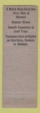 Matchbook Cover - Lakewood Country Club Denver Colorado WEAR