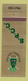 Matchbook Cover - Sand Point Country Club Seattle WA WEAR