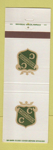 Matchbook Cover - Moonbrook Country Club