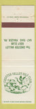 Matchbook Cover - Chester Valley Golf Club Frazer PA WEAR