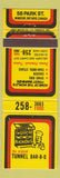Matchbook Cover - Tunnel BBQ Windsor ON