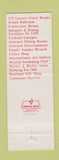 Matchbook Cover - Kingsley Inn Bloomfield Hills MI