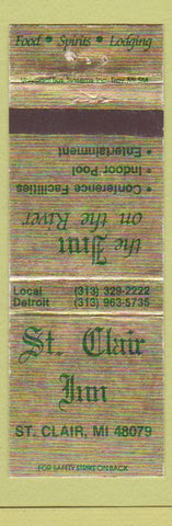 Matchbook Cover - ST Clair Inn MI WEAR