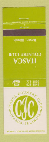 Matchbook Cover - Itasca Country Club IL