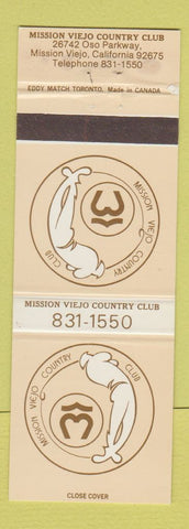 Matchbook Cover - Mission Viejo Country Club CA WEAR
