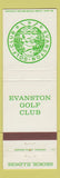 Matchbook Cover - Evanston Golf Club Skokie IL
