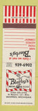 Matchbook Cover - Blarby's Restaurant Warren MI WEAR