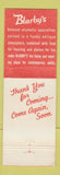 Matchbook Cover - Blarby's Restaurant Warren MI WEAR