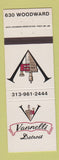 Matchbook Cover - Vannelli Detroit MI