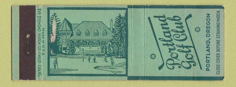 Matchbook Cover - Portland Golf Club OR WORN