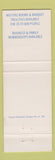 Matchbook Cover - Brookwood Country Club Wood Dale IL