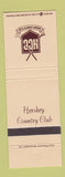 Matchbook Cover - Hershey Country Club