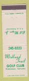 Matchbook Cover - Midland Trail Golf Club Middletown KY