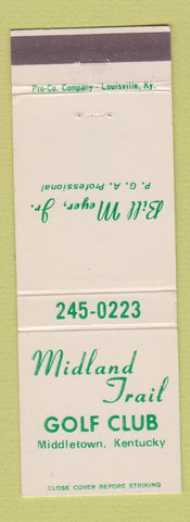 Matchbook Cover - Midland Trail Golf Club Middletown KY
