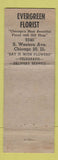Matchbook Cover - Evergreen Golf Club Chicago IL ARROW