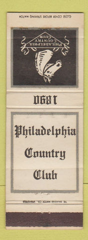 Matchbook Cover - Philadelphia Country Club PA WEAR