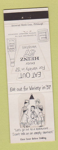 Matchbook Cover - Heinz 57 Ketchup