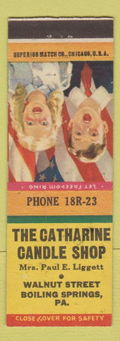 Matchbook Cover - Catharine Candle Shop Boiling Springs PA