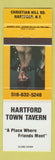 Matchbook Cover - Hartford Town Tavern NY hunk