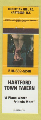 Matchbook Cover - Hartford Town Tavern NY hunk