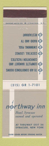 Matchbook Cover - Northway Inn Syracuse NY
