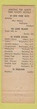 Matchbook Cover - Hotel Winfield Scott Elizabeth NJ Knott