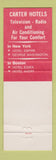 Matchbook Cover - Hotel Empire New York City