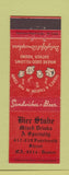Matchbook Cover - Bier Stube Mixed Drinks Denver Colorado