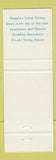 Matchbook Cover - The Casablanca Hotel Motel Grimsby ON