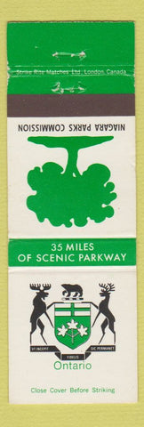 Matchbook Cover - Niagara Parks Commission ON