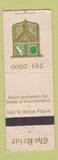 Matchbook Cover - The Briar Apartments WEAR