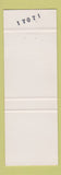 Matchbook Cover - Towne Line Motor Inn Cornwall ON