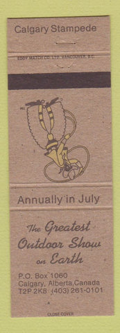 Matchbook Cover - Calgary Stampede AB