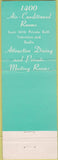 Matchbook Cover - Hotel Manhattan New York City