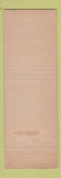Matchbook Cover - Hotel Belvedere New York City