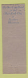 Matchbook Cover - Hotel Owatonna MN