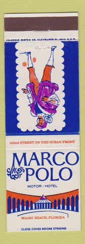 Matchbook Cover - Marco Polo Motor Hotel Miami Beach FL