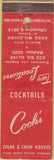 Matchbook Cover - Cook's Steak House Los Angeles CA