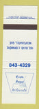 Matchbook Cover - Cousin Jacques Bar Neufchatel QC