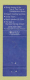 Matchbook Cover - Flamboro Downs Horse Harness Racing