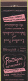 Matchbook Cover - Pentagon Restaurant New York City