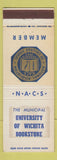 Matchbook Cover - University of Wichita KS Bookstore