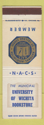 Matchbook Cover - University of Wichita KS Bookstore