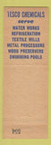 Matchbook Cover - Tesco Chemicals Atlanta GA