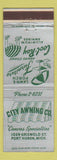 Matchbook Cover - City Awning Company Port Huron MI WEAR