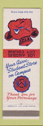 Matchbook Cover - Los Angeles CA City College