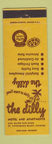 Matchbook Cover - The Dilly Motel St Petersburg Beach FL